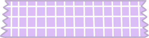 Washi tape grid purple